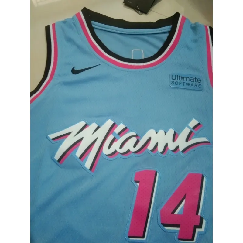 Camiseta Tyler Herro #14 Miami Heat Azul City Edition Niño Camiseta Tyler Herro #14 Miami Heat Azul City Edition Niño