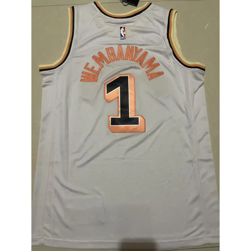 Camiseta Victor Wembanyama #1 San Antonio Spurs Blanco Camiseta Victor Wembanyama #1 San Antonio Spurs Blanco