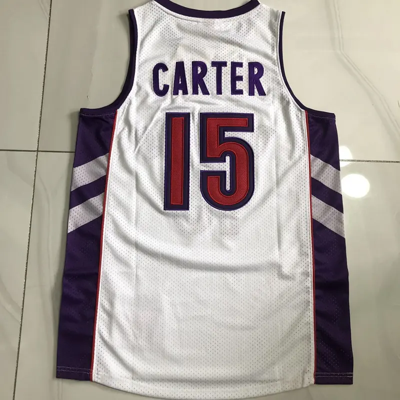 Camiseta Vince Carter #15 Toronto Raptors 2000 Blanco Camiseta Vince Carter #15 Toronto Raptors 2000 Blanco