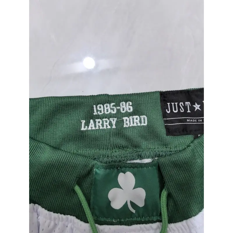 Pantalón Corto Larry Bird #33 Boston Celtics 1985-86 Blanco Classic Edition Pantalón Corto Larry Bird #33 Boston Celtics 1985-86 Blanco Classic Edition