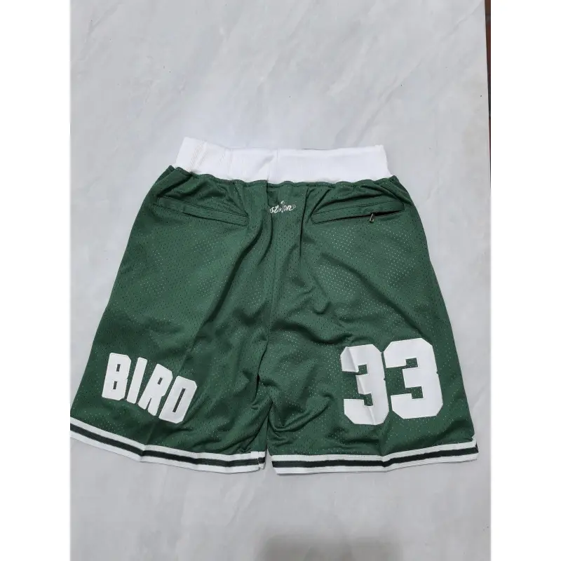 Pantalón Corto Larry Bird #33 Boston Celtics 1985-86 Verde Classic Edition Pantalón Corto Larry Bird #33 Boston Celtics 1985-86 Verde Classic Edition