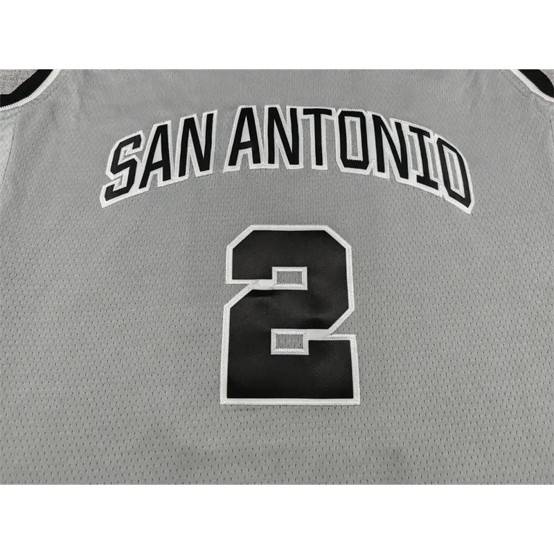 Camiseta Dylan Harper #2 San Antonio Spurs 2026 Gris Statement Edition