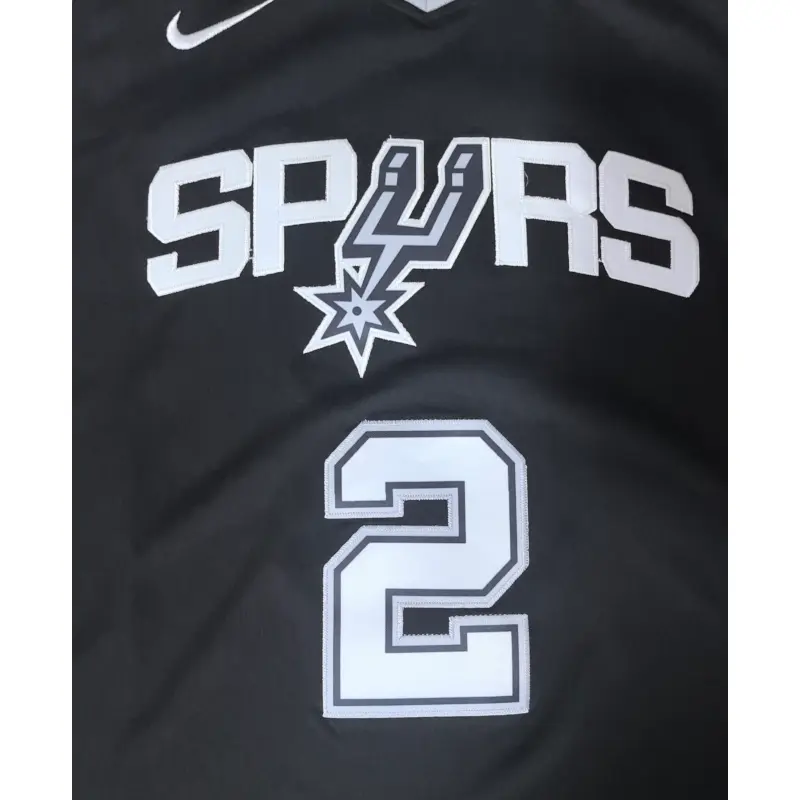 Camiseta Dylan Harper #2 San Antonio Spurs Negro