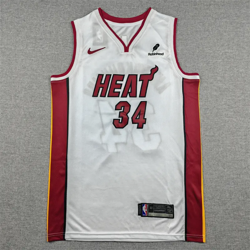 Camiseta Giannis Antetokounmpo #34 Miami Heat Blan..