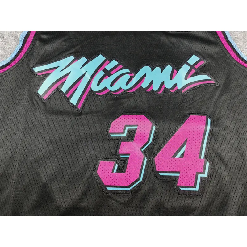 Camiseta Giannis Antetokounmpo #34 Miami Heat Negro City Edition