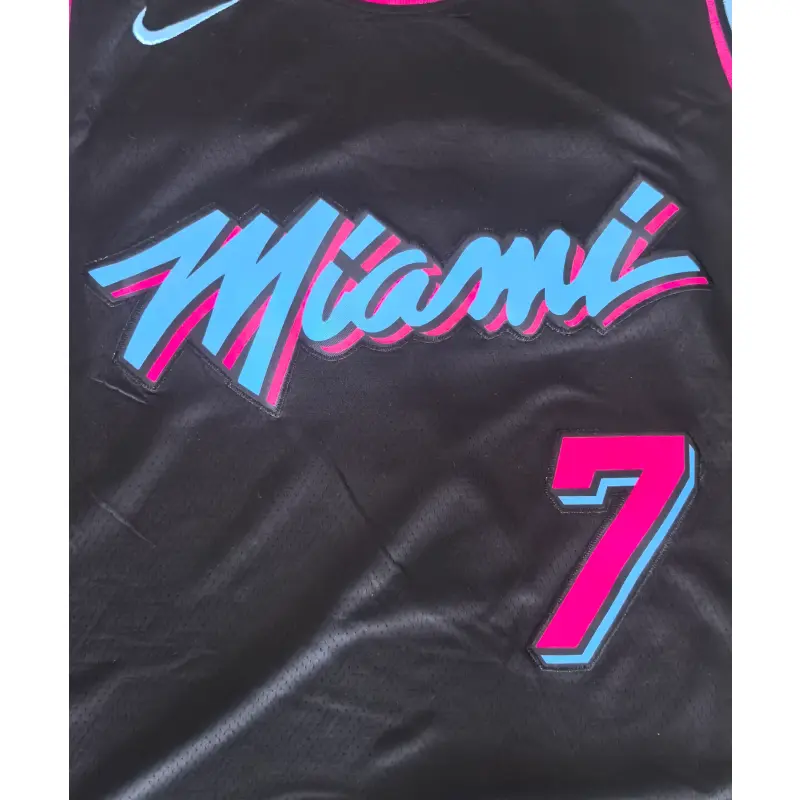 Camiseta Giannis Antetokounmpo #7 Miami Heat Negro City Edition
