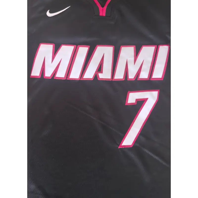 Camiseta Giannis Antetokounmpo #7 Miami Heat Negro Statement Edition