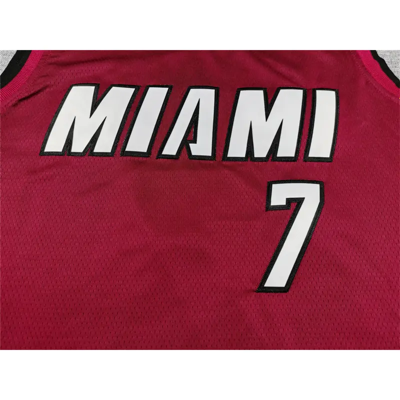 Camiseta Giannis Antetokounmpo #7 Miami Heat Rojo Statement Edition