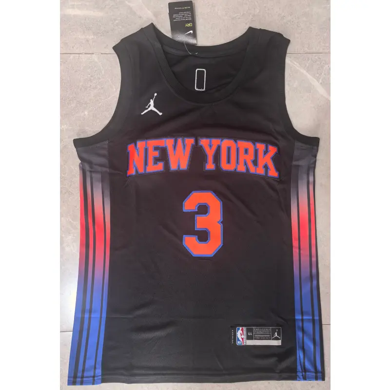 Camiseta Josh Hart #3 New York Knicks Negro City Edition