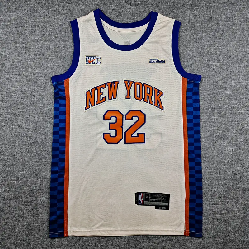 Camiseta Karl-Anthony Towns #32 New York Knicks 2026 Beige City Edition