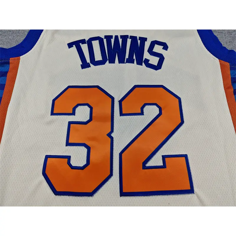 Camiseta Karl-Anthony Towns #32 New York Knicks 2026 Beige City Edition