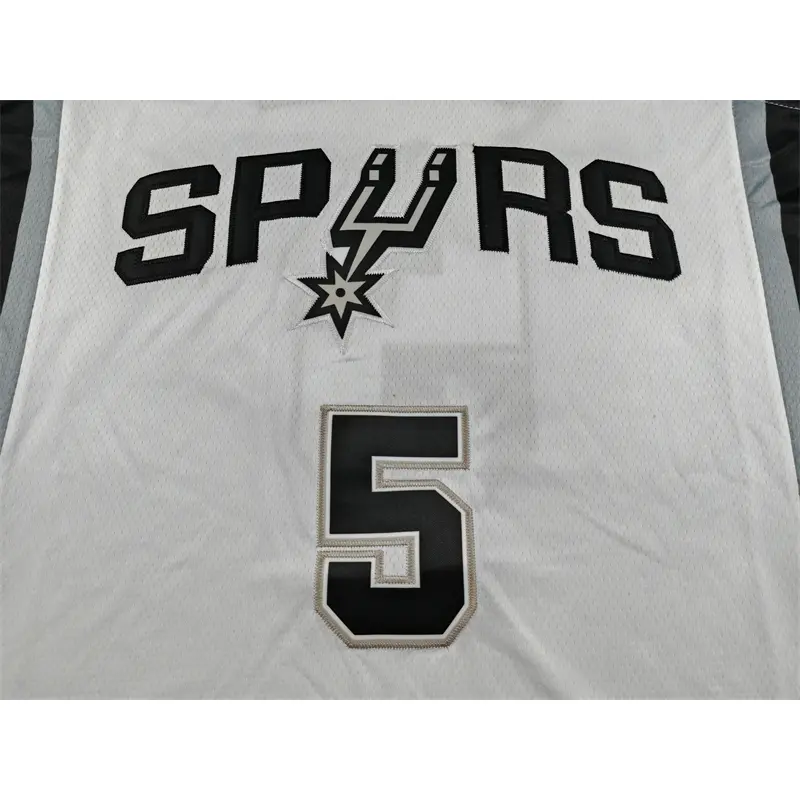 Camiseta Stephon Castle #5 San Antonio Spurs Blanco