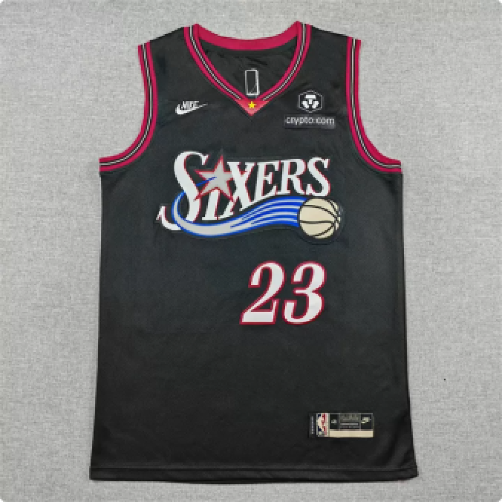 Camiseta Lebron James #23 Philadelphia 76ers 2026 Negro