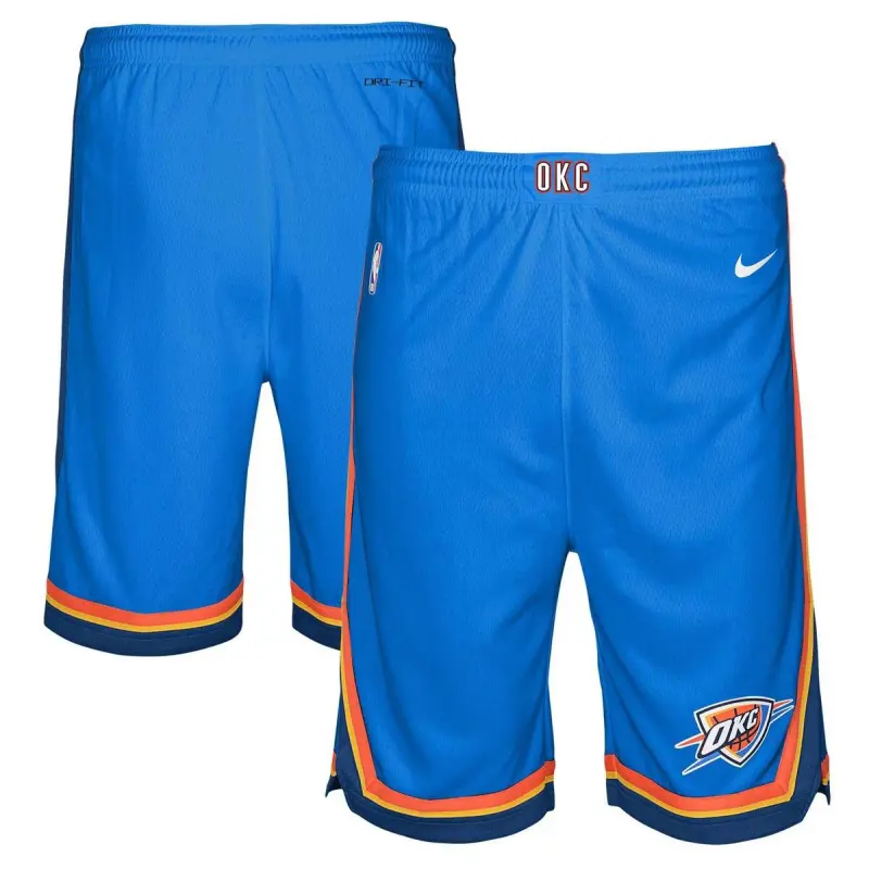 Pantalón Corto Oklahoma City Thunder 2026 Azul Icon Edition