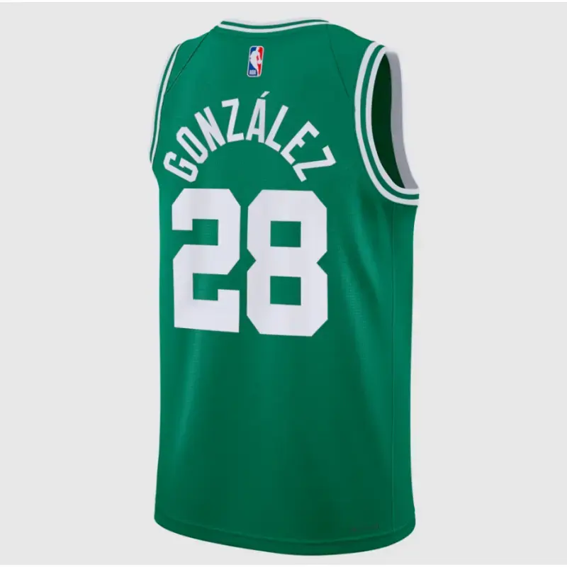 Camiseta Hugo González #28 Boston Celtics 2026 Verde Icon Edition