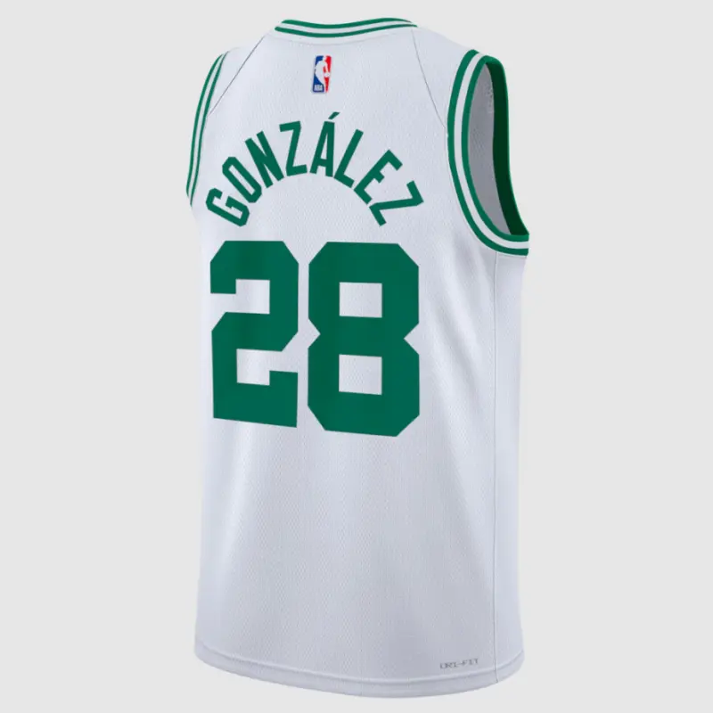 Camiseta Hugo González #28 Boston Celtics Blanco Association Edition