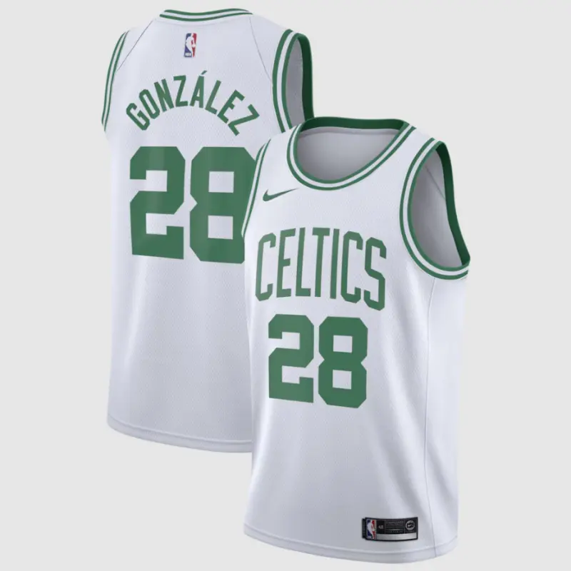 Camiseta Hugo González #28 Boston Celtics Blanco Association Edition