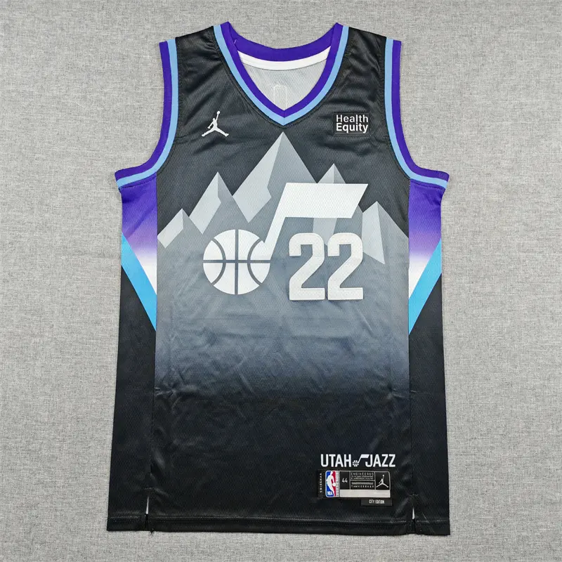 Camiseta Darryn Peterson #22 Utah Jazz 2026 Negro Statement Edition