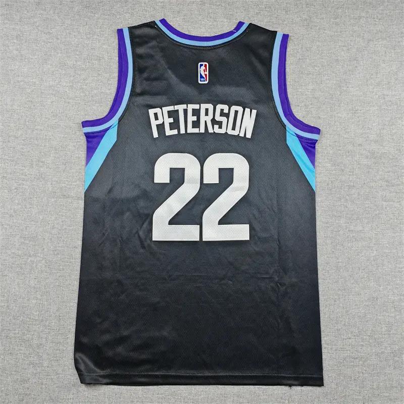 Camiseta Darryn Peterson #22 Utah Jazz 2026 Negro Statement Edition