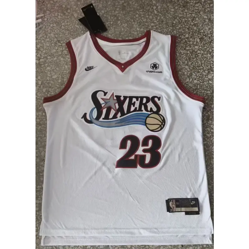 Camiseta Lebron James #23 Philadelphia 76ers 2026 Blanco Classic Edition