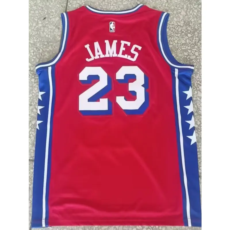 Camiseta Lebron James #23 Philadelphia 76ers 2026 Rojo