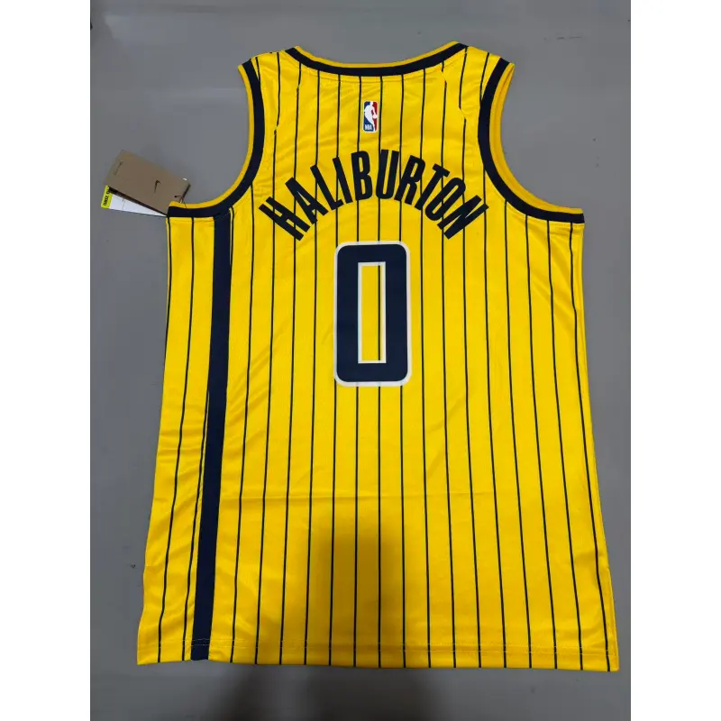 Camiseta Tyrese Haliburton #0 Indiana Pacers 2027 Amarillo Statement Edition