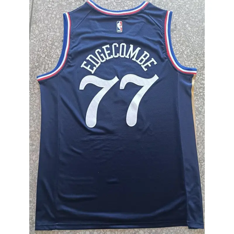 Camiseta VJ-Edgecombe #77 Philadelphia 76ers 2026 Azul City Edition