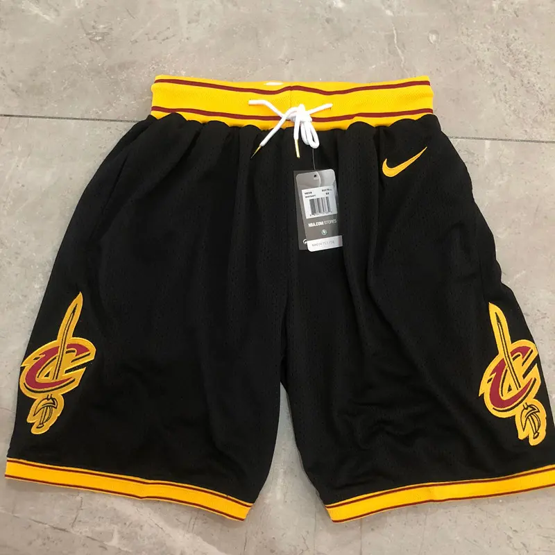 Pantalon Corto Cleveland Cavaliers Negro/Amarillo