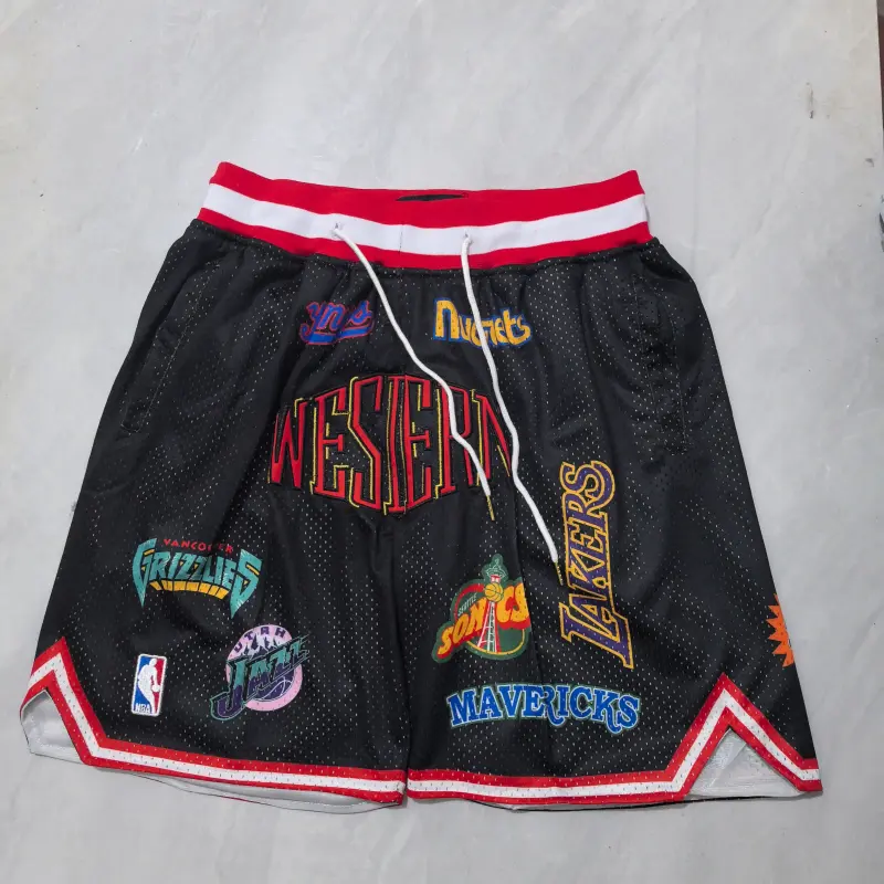 Pantalón Corto De Bolsillo Just Don All Star Estern Negro