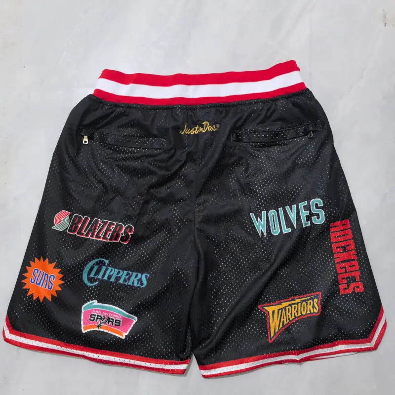 Pantalón Corto De Bolsillo Just Don All Star Estern Negro