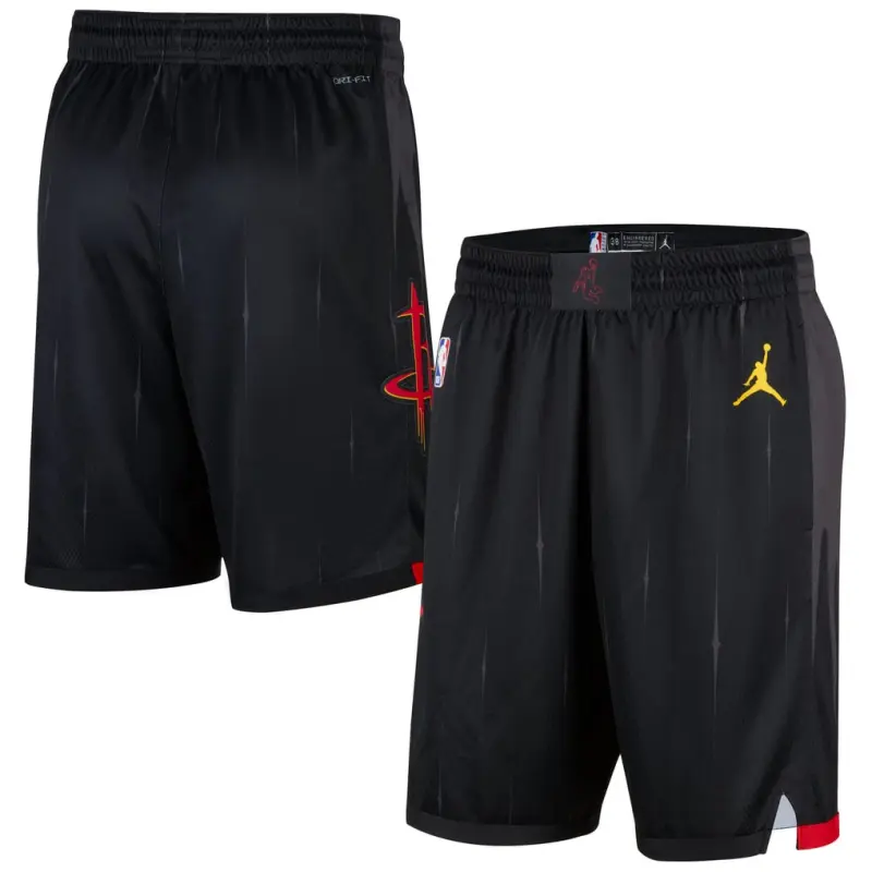 Pantalon Corto Houston Rockets 2027 Negro Statement Edition