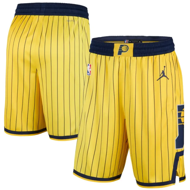 Pantalon Corto Indiana Pacers 2027 Amarillo Statement Edition