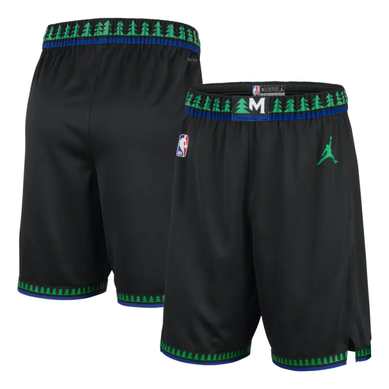 Pantalón Corto Minnesota Timberwolves 2027 Negro Statement Edition