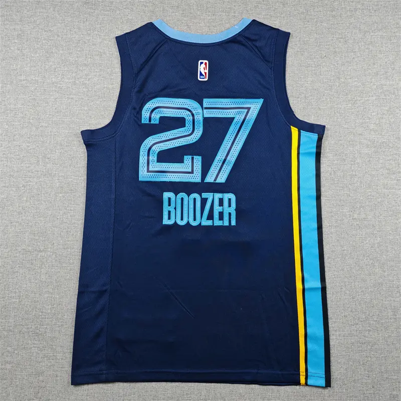 Camiseta Cameron Boozer #27 Memphis Grizzlies 2027 Azul Oscuro
