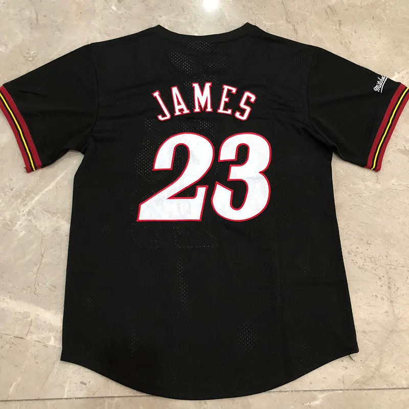 Camiseta Lebron James #23 Philadelphia 76ers 2026 Negro Manga Corta