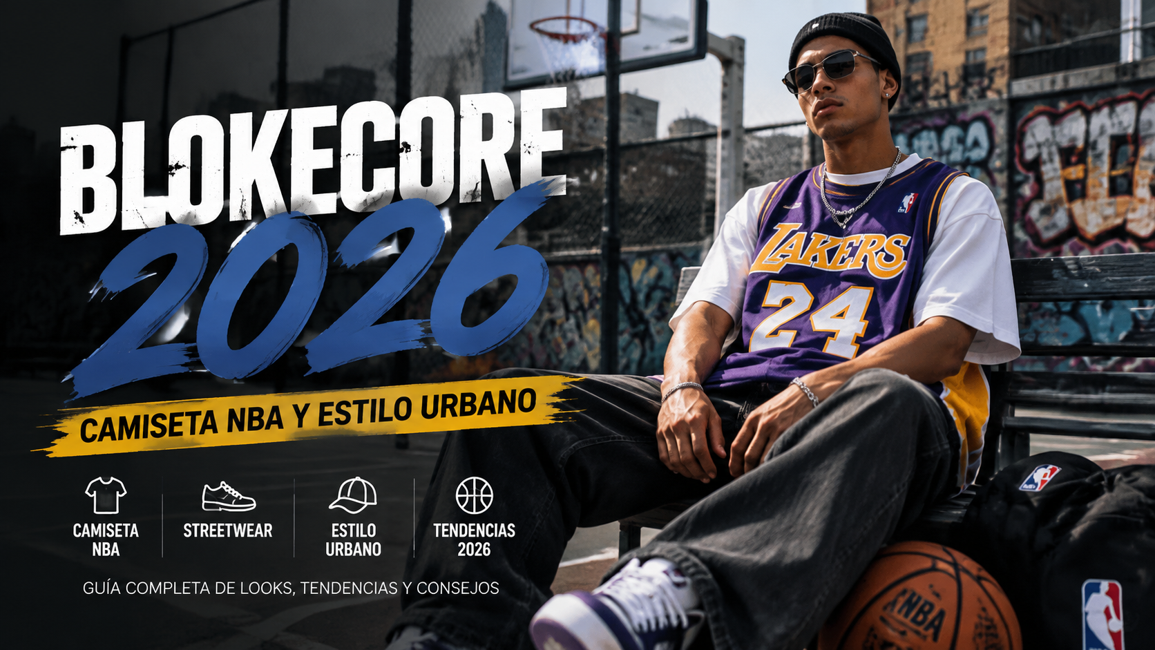 Blokecore NBA 2026: Cómo llevar una camiseta NBA con estilo urbano