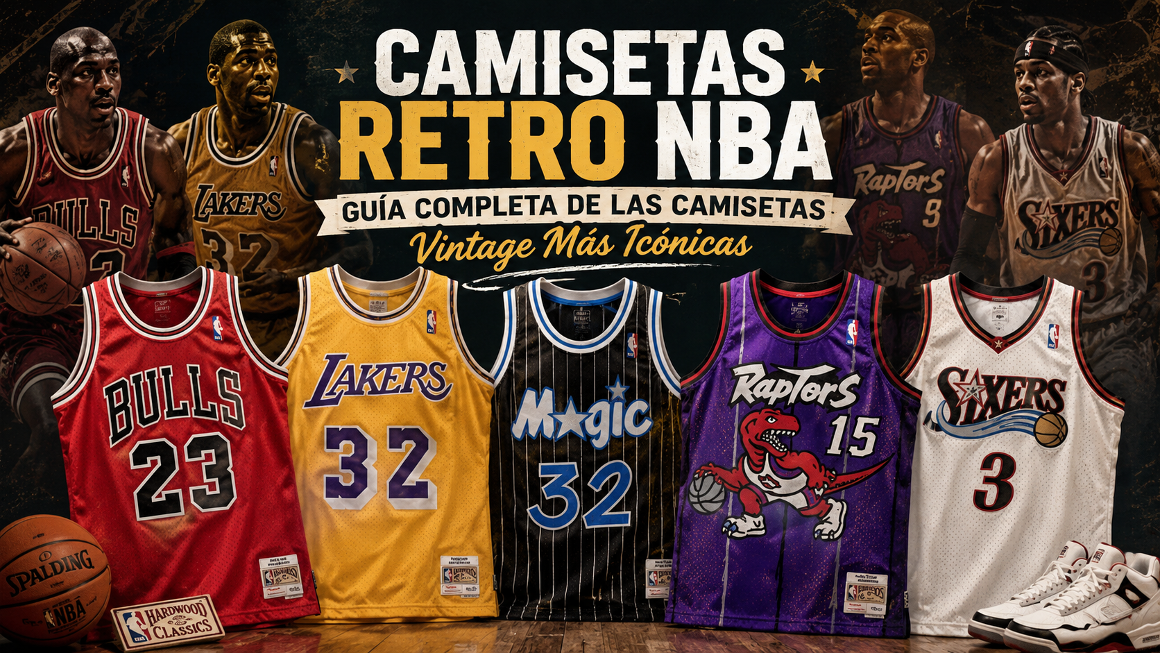 Camisetas Retro NBA: Guía Completa de las Camisetas Vintage Más Icónicas