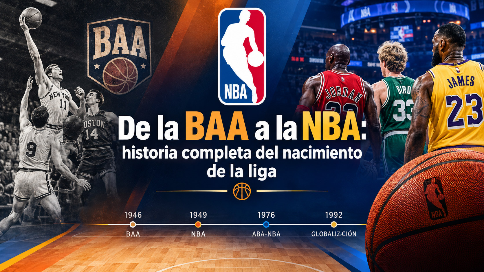 De la BAA a la NBA: historia completa del nacimiento de la liga