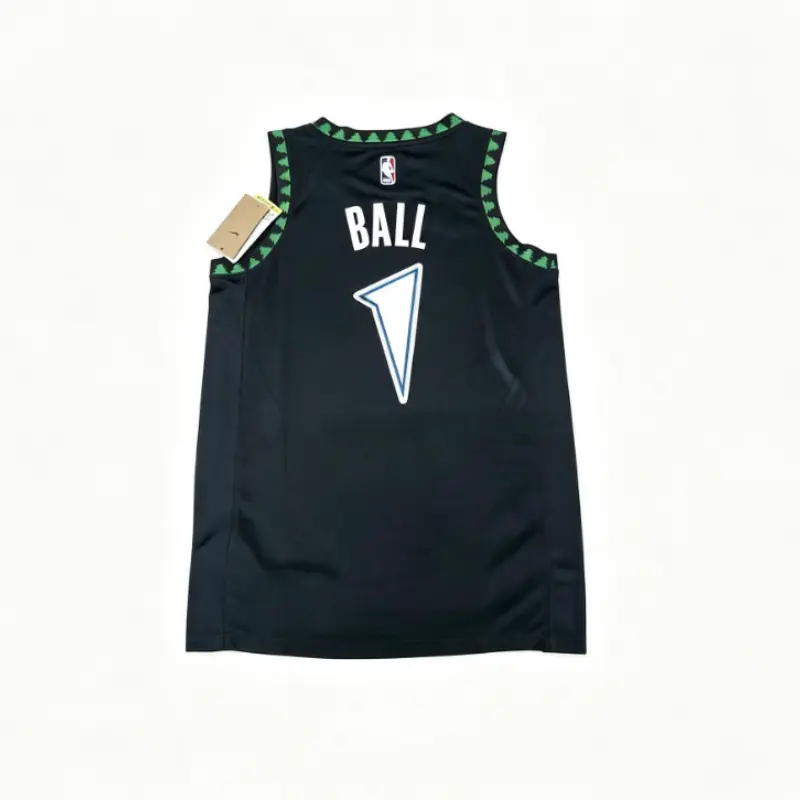 Camiseta LaMelo Ball #1 Minnesota Timberwolves 2026 Edición Clasico Negro