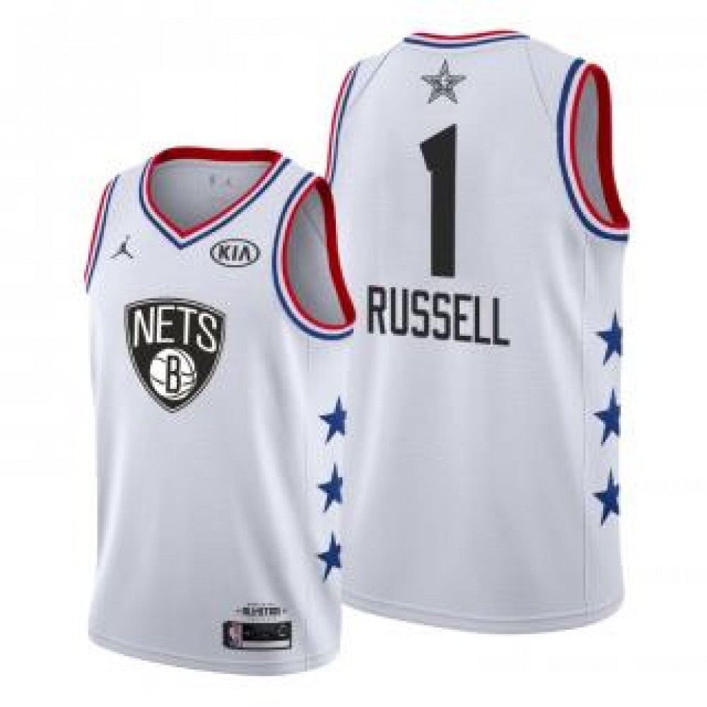 Camiseta D'Angelo Russell #1 Brooklyn Nets 2019 All Star Blanco