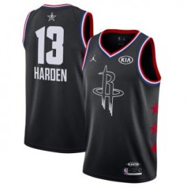 Camiseta James Harden #13 Houston Rockets 2019 All Star Negro