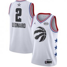 Camiseta Kawhi Leonard #2 Toronto Raptors 2019 All Star Blanco
