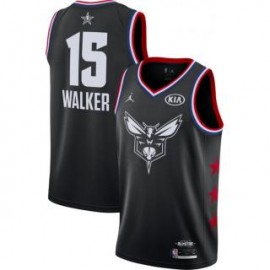 Camiseta Kemba Walker #15 Charlotte Hornets 2019 All Star Negro