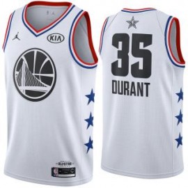 Camiseta Kevin Durant #35 Golden State Warriors 2019 All Star Blanco