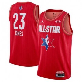 Camiseta LeBron James #23 All Star 2020 Rojo