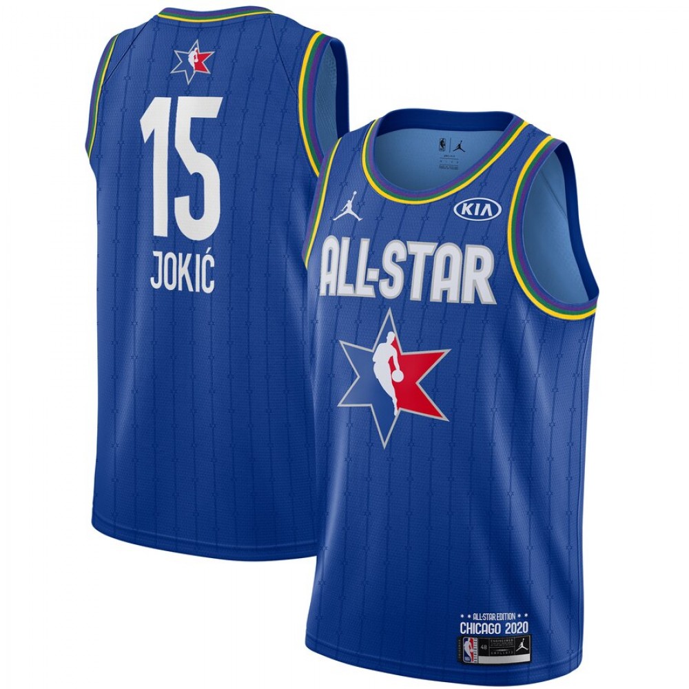 Camiseta Nikola Jokić #15 All Star 2020 Azul 