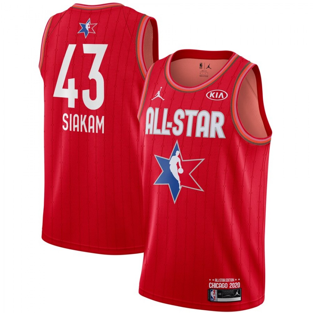 Camiseta Pascal Siakam #43 All Star 2020 Rojo