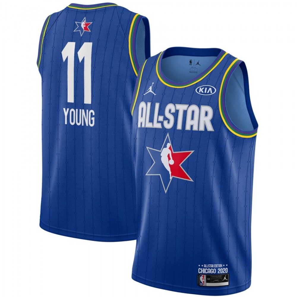 Camiseta Trae Young #11 All Star 2020 Azul 