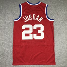 Camiseta Michael Jordan #23 1989 All Star Rojo Mitchell & Ness Camiseta Michael Jordan #23 1989 All Star Rojo Mitchell & Ness