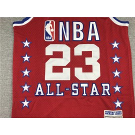 Camiseta Michael Jordan #23 1989 All Star Rojo Mitchell & Ness Camiseta Michael Jordan #23 1989 All Star Rojo Mitchell & Ness